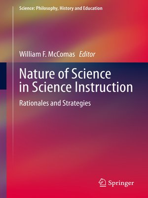 cover image of Nature of Science in Science Instruction